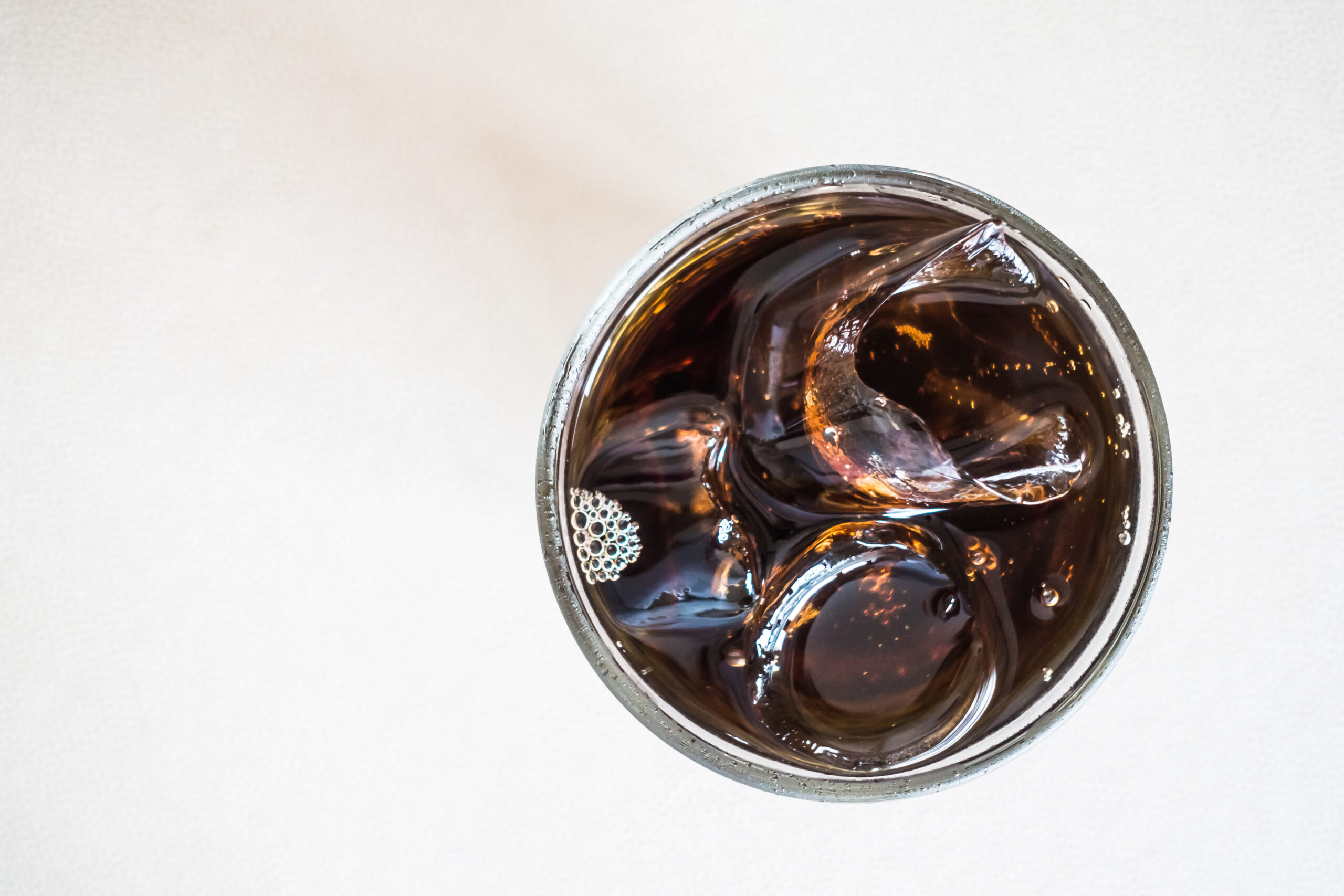 Iced cola glass Iced cola glass or soft drink glass